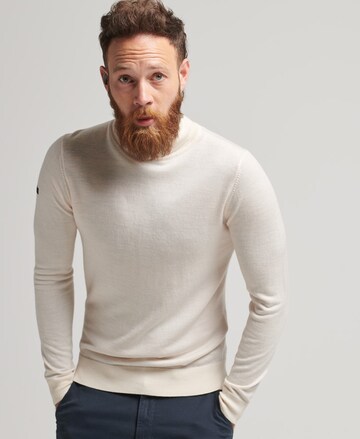 Superdry Sweater in Beige: front