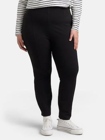 Tom Tailor Women + Skinny Leggings in Zwart: voorkant