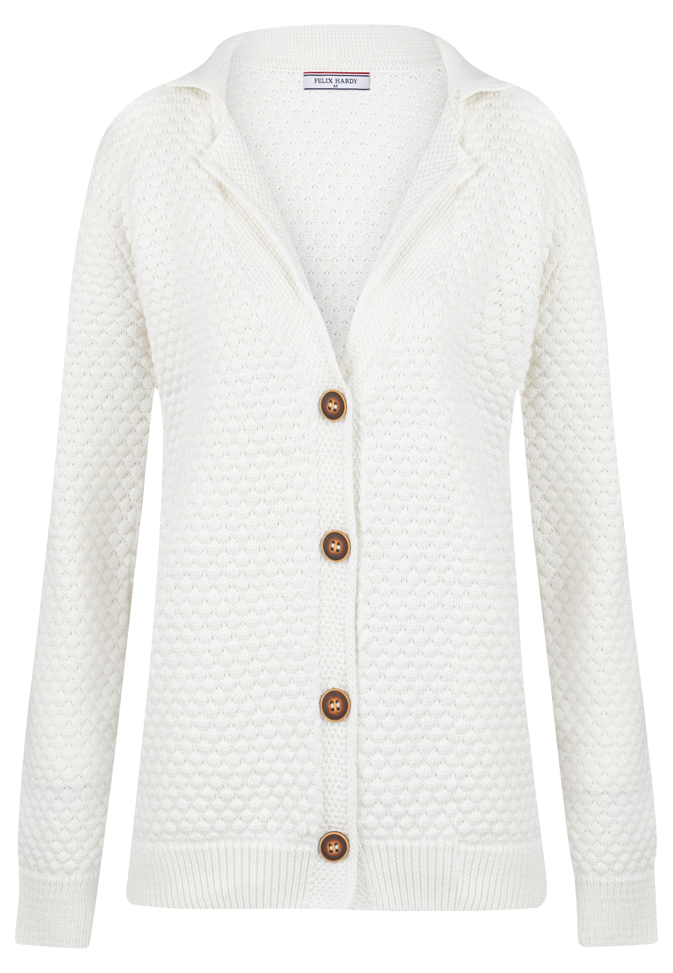 Felix Hardy Kardigán - fehér: elől
