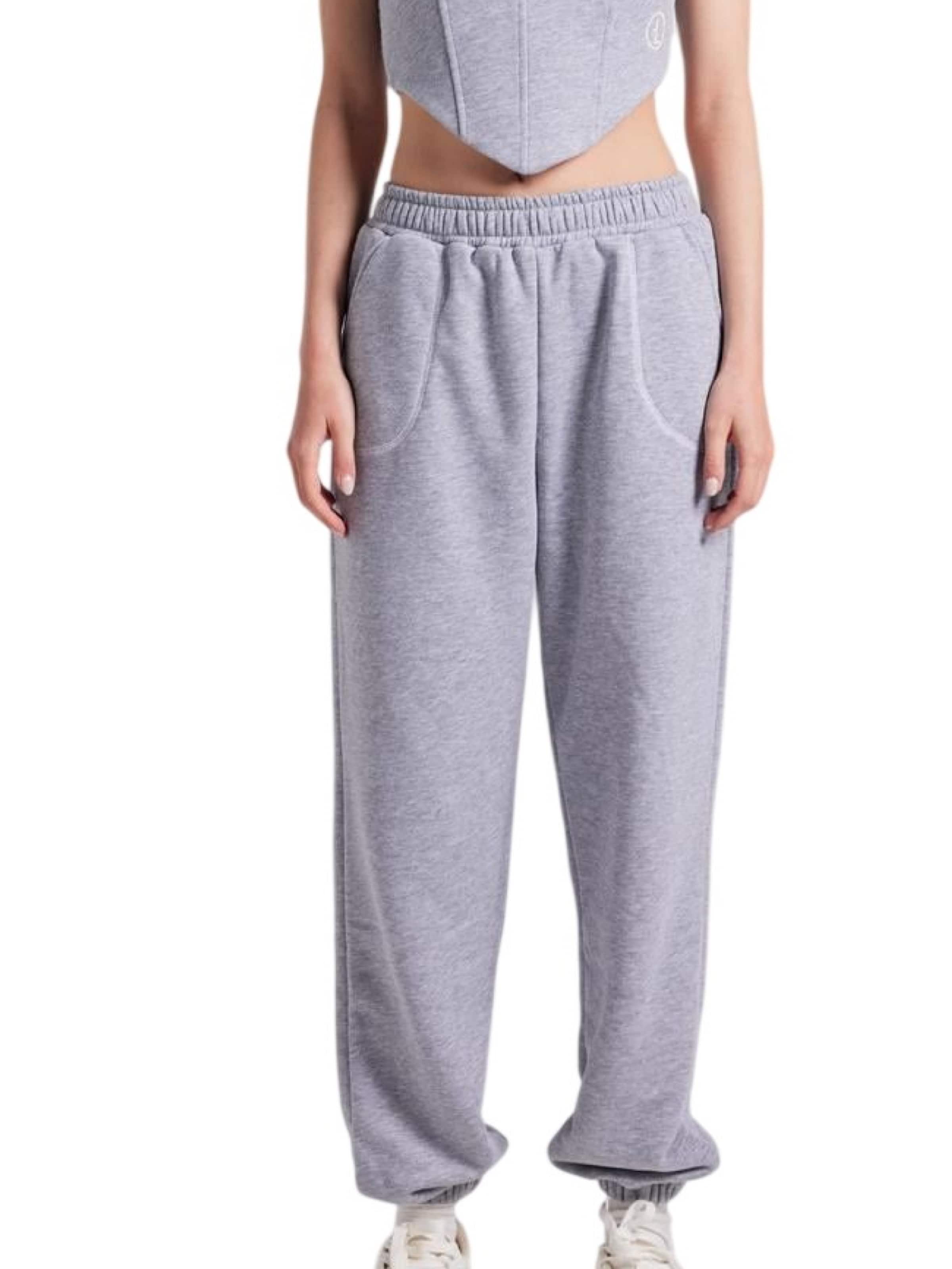 HOLLY LOLLY Tapered Hose in Grau: Vorderseite