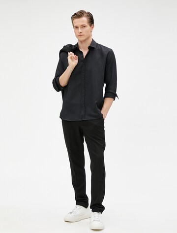 Koton Regular fit Button Up Shirt in Black