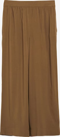 s.Oliver Wide Leg Hose in Braun: Vorderseite