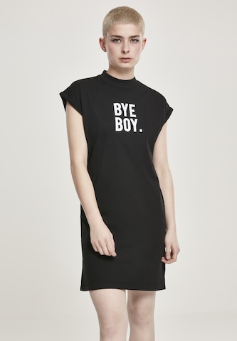 Merchcode Kleid 'Bye Boy' in Schwarz: predná strana