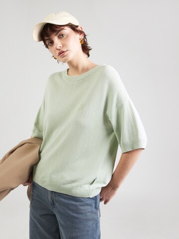 ARMEDANGELS Пуловер в зелено: отпред