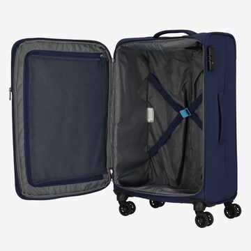 American Tourister Suitcase Set 'Street Roll' in Blue