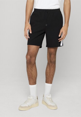 Sergio Tacchini Regular Trousers 'Egeo' in Black: front