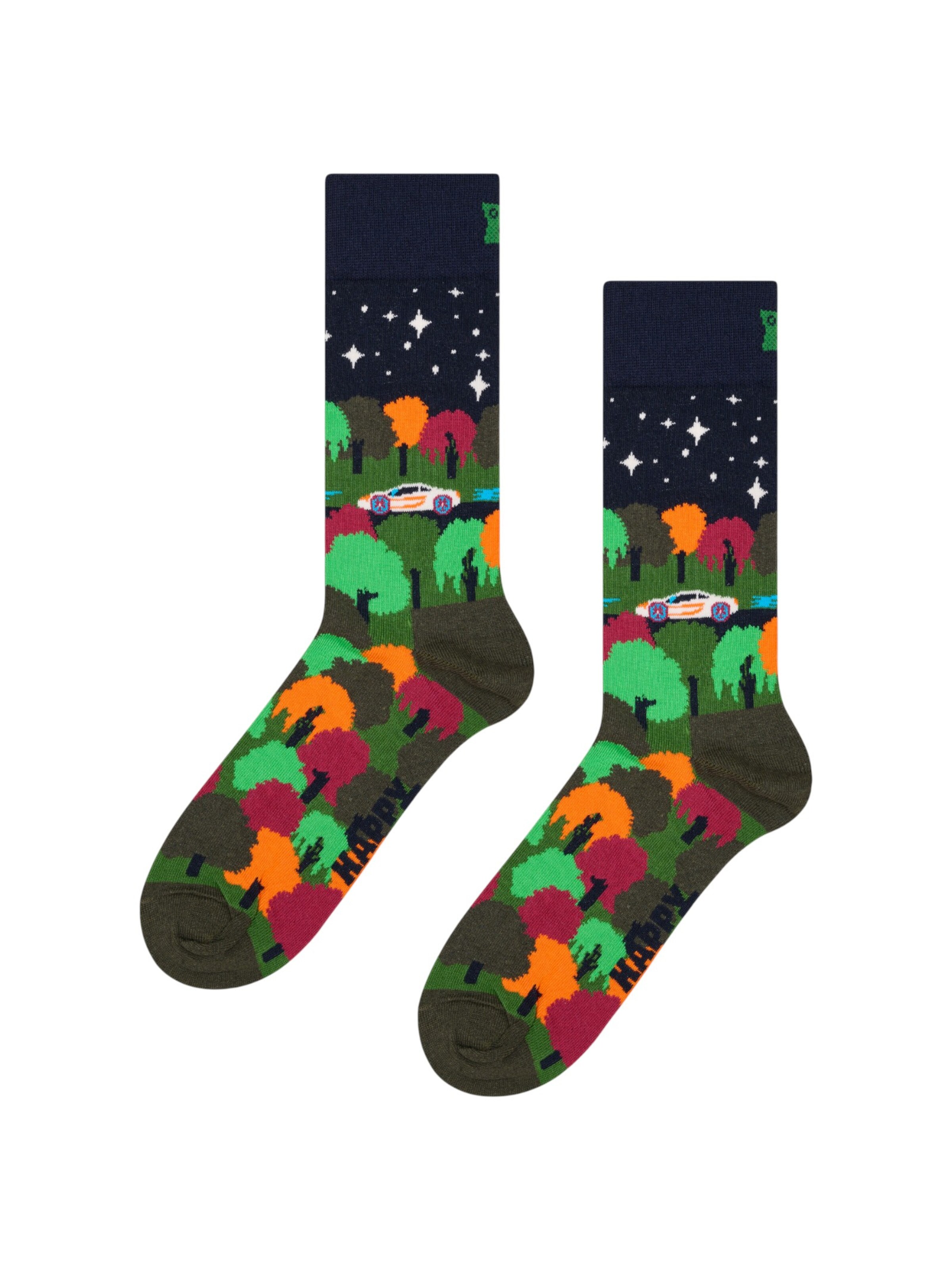 Chaussettes '3-Pack Car Socks' Happy Socks en bleu