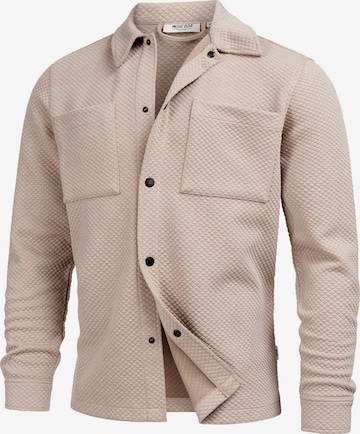Coupe regular Chemise 'Rhomon' INDICODE JEANS en beige : devant