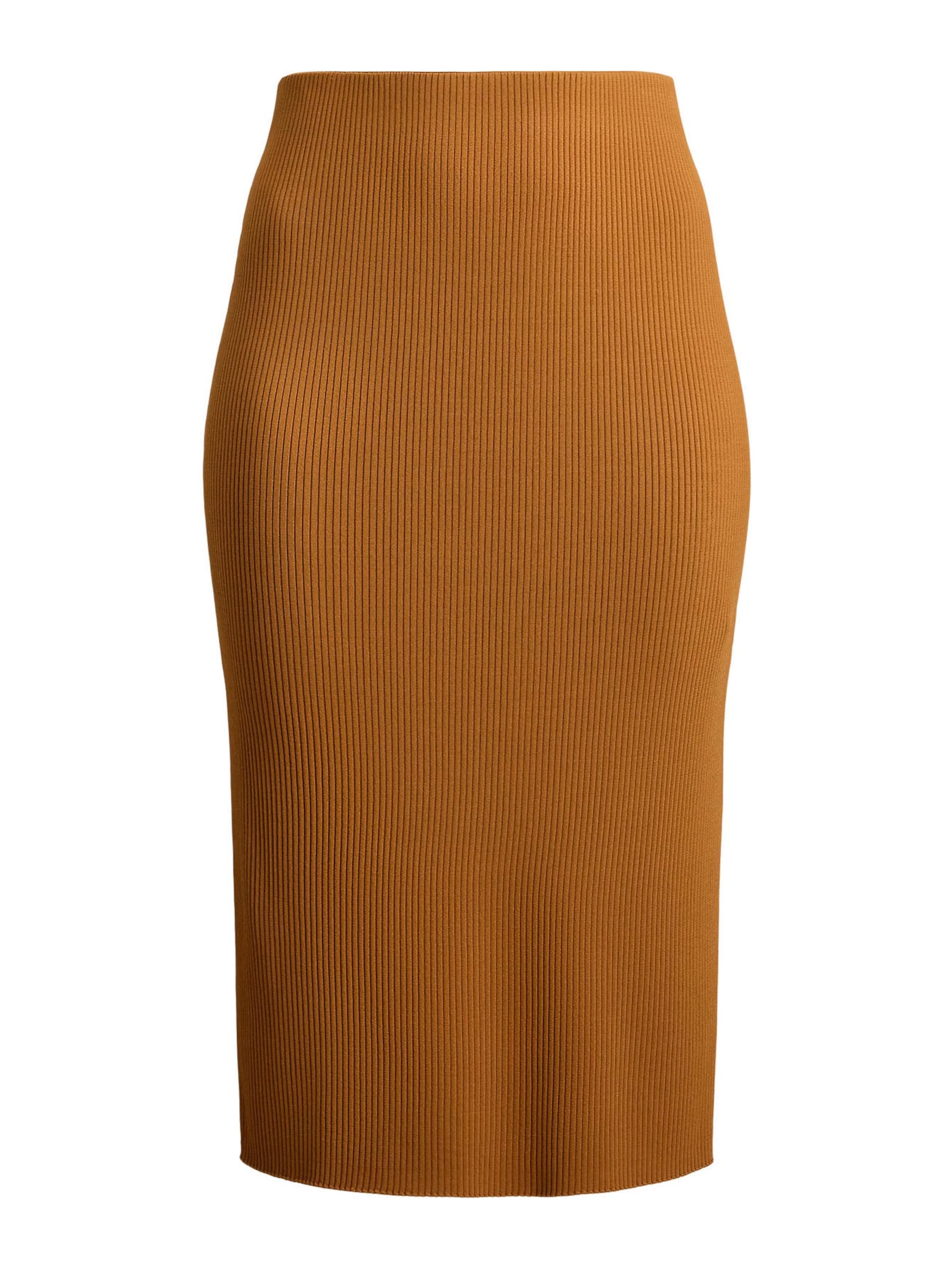 Lauren Ralph Lauren Plus Rok &#x27;GRENYAY&#x27; in Bruin: voorkant