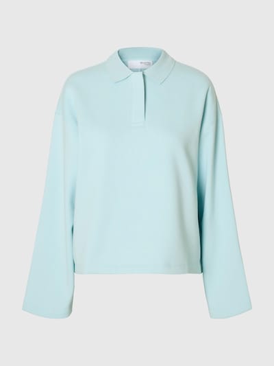SELECTED Sweat-shirt 'SLFari Gia' en bleu clair, Vue avec produit