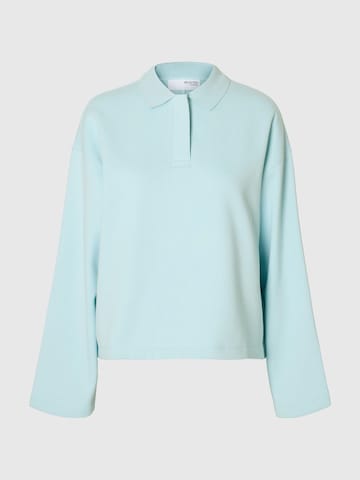 SELECTED Sweatshirt 'SLFari Gia' in Blau