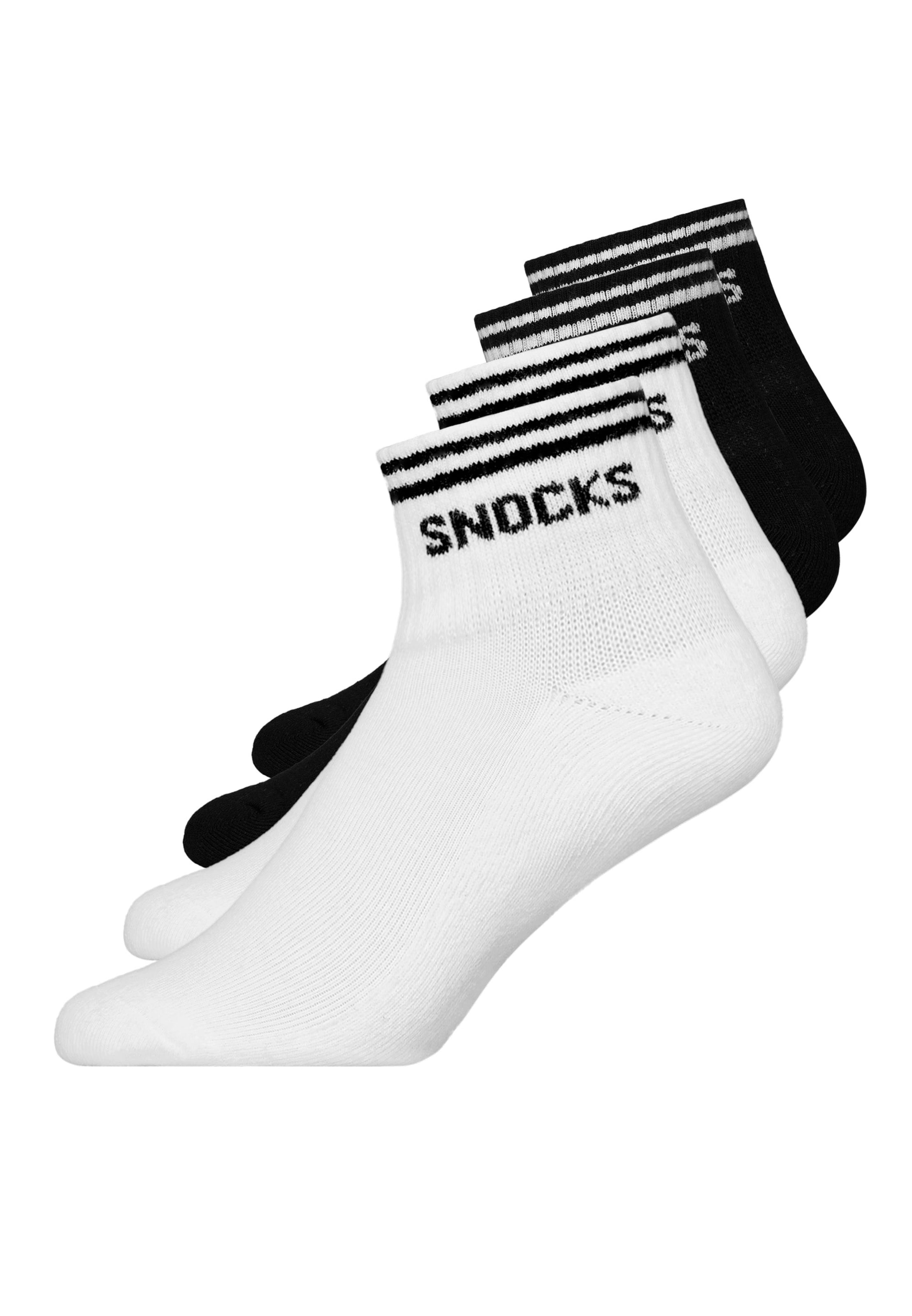 SNOCKS Socken in Schwarz: Vorderseite