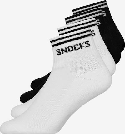 SNOCKS Socks in Black / White, Item view
