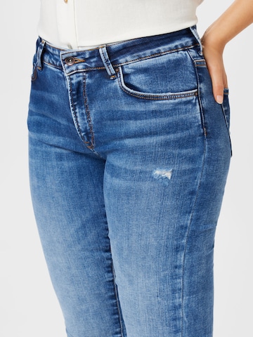 ONLY Carmakoma Skinny Jeans in Blauw