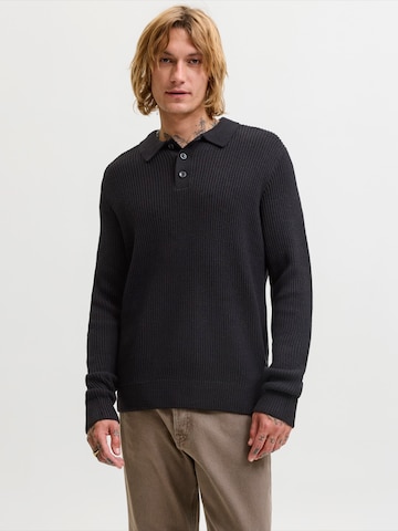 JACK & JONES Svetr – černá: přední strana