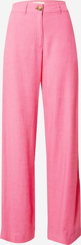 Freequent Wide Leg Bukse 'LUIGI' i rosa: forside