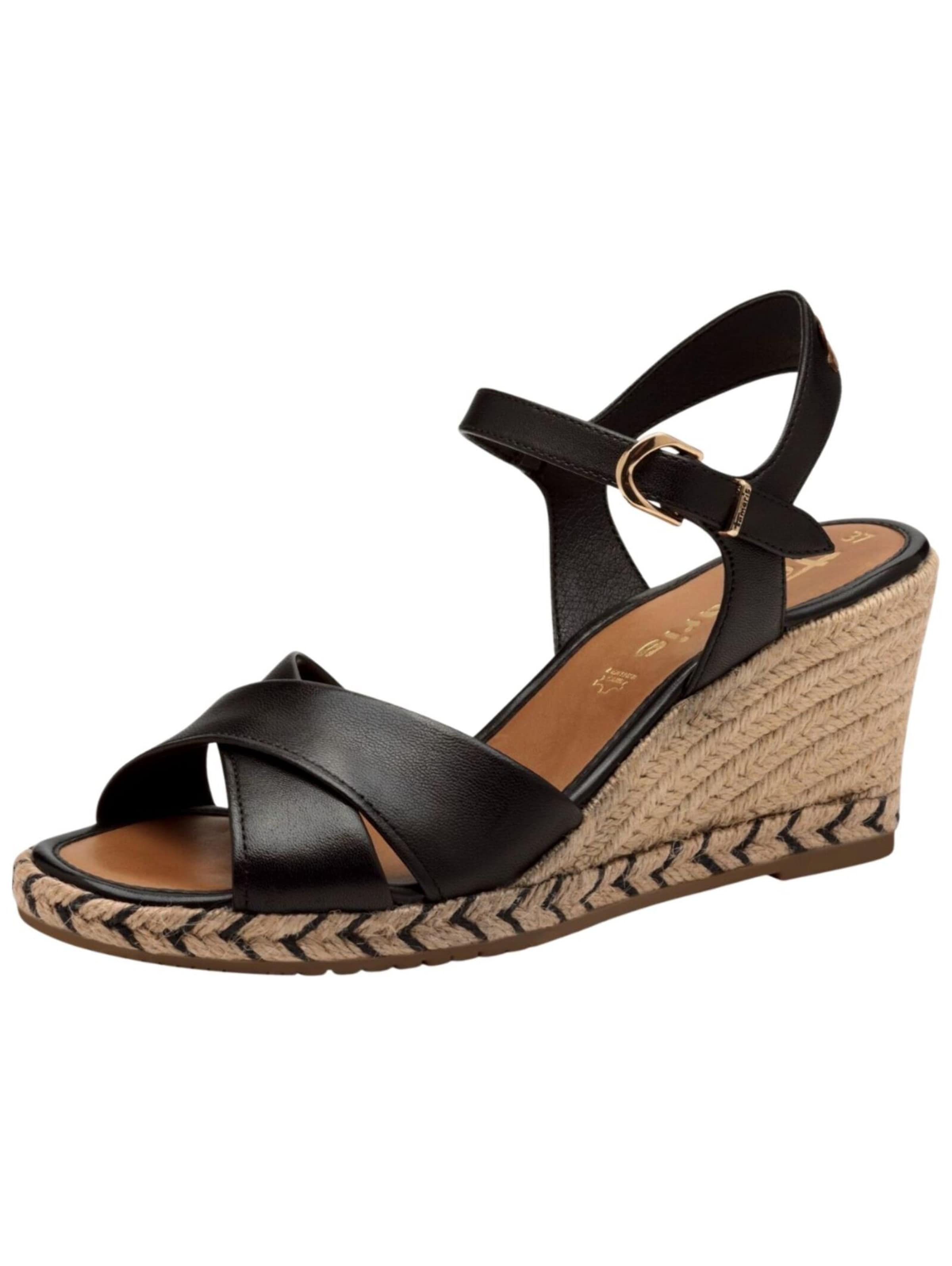 Tamaris Sandale in Schwarz: Vorderseite