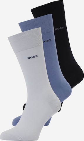 Chaussettes BOSS en bleu : devant