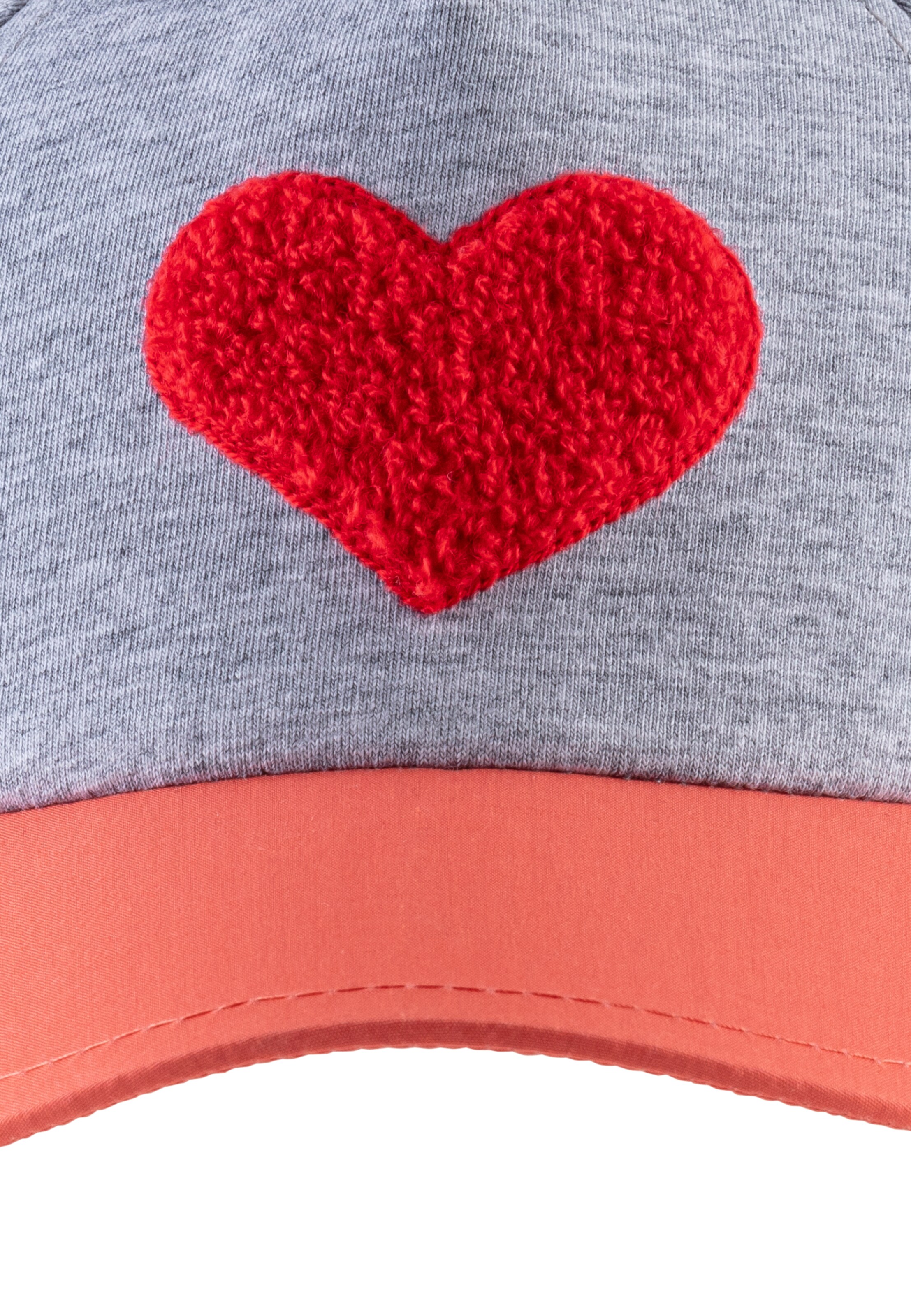 STERNTALER Cap 'Herz' in Grau