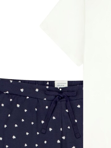 SCHIESSER Pajama 'Mix & Relax' in Blue
