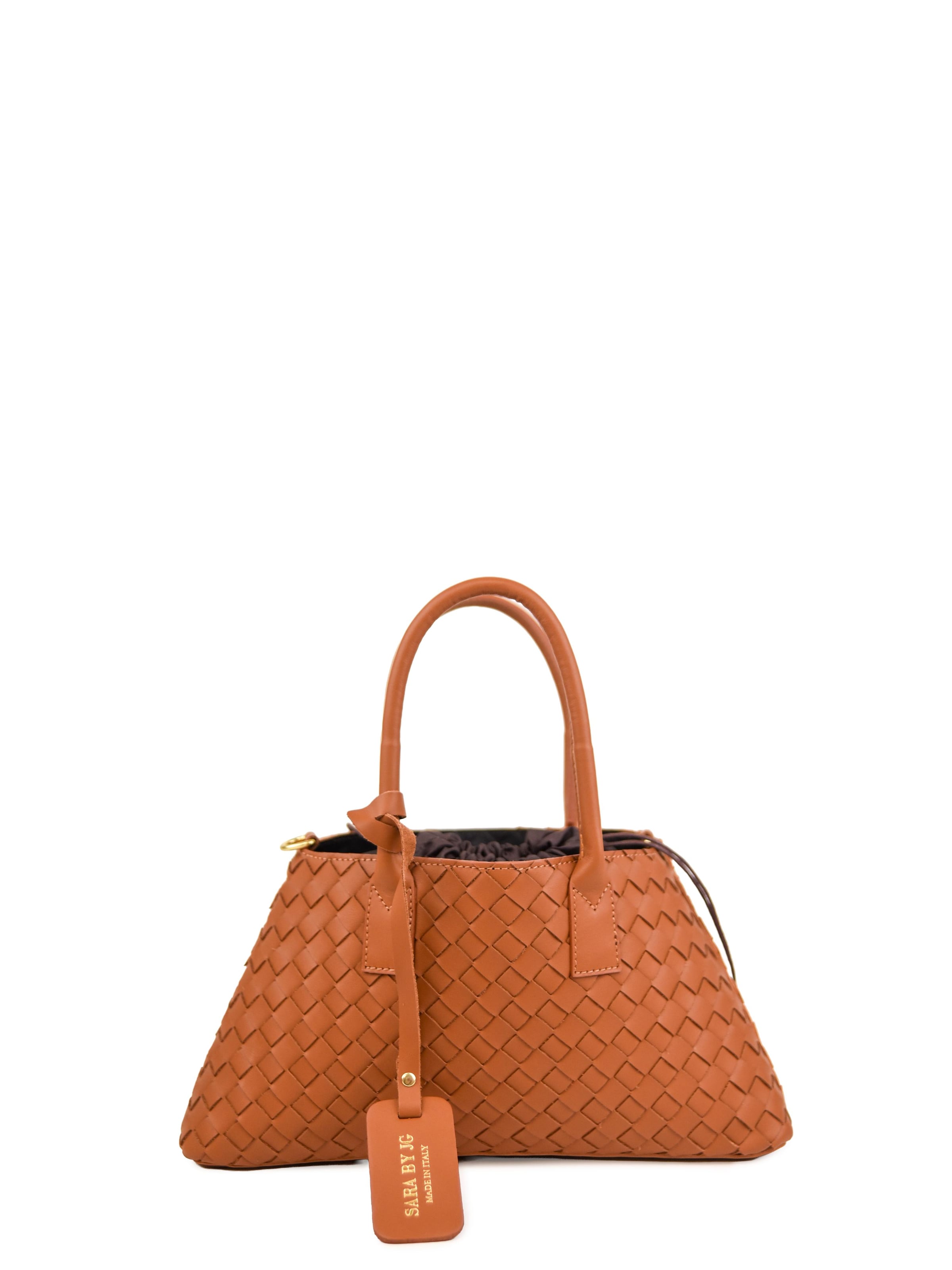 SARA BY JG Handbag 'L’Aurora' in Brown: front
