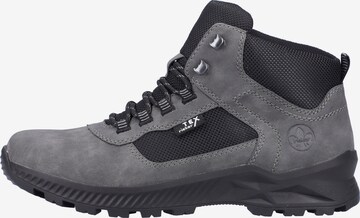 Rieker Lace-Up Boots in Grey