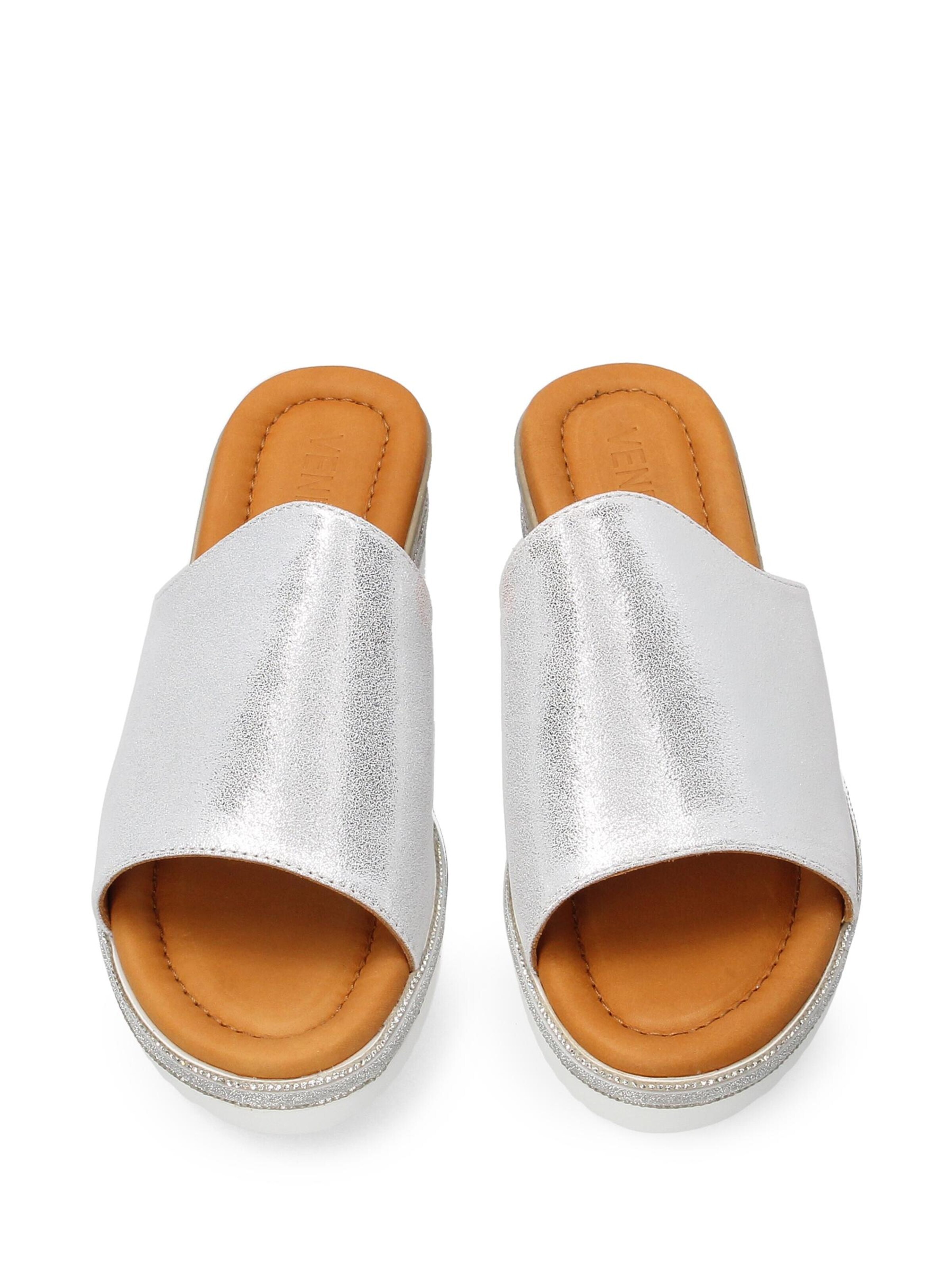VENEZIA Mules 'Venezia' in Silver