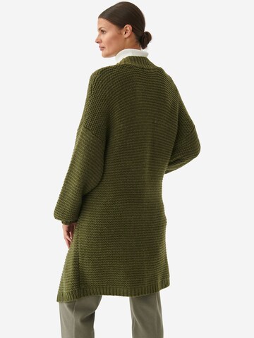 Geacă tricotată 'KLOE' de la TATUUM pe verde