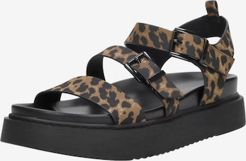 Sandales 'Sandalen Plat' Tamaris en beige : devant
