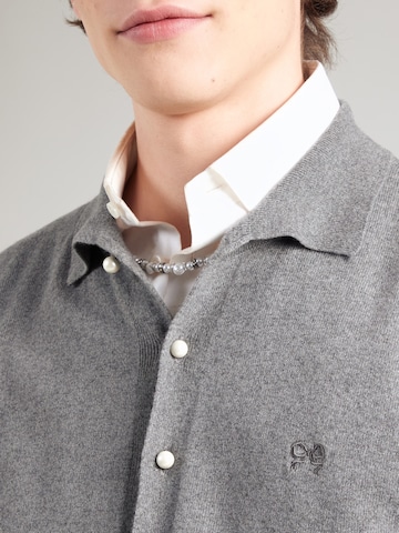 Soulland Gebreid vest 'YVES' in Grijs