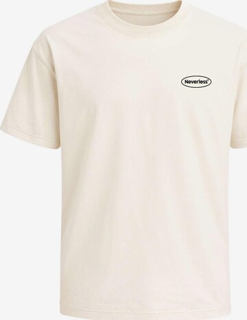 Neverless Shirt 'Good Boy Society' in Beige: Vorderseite