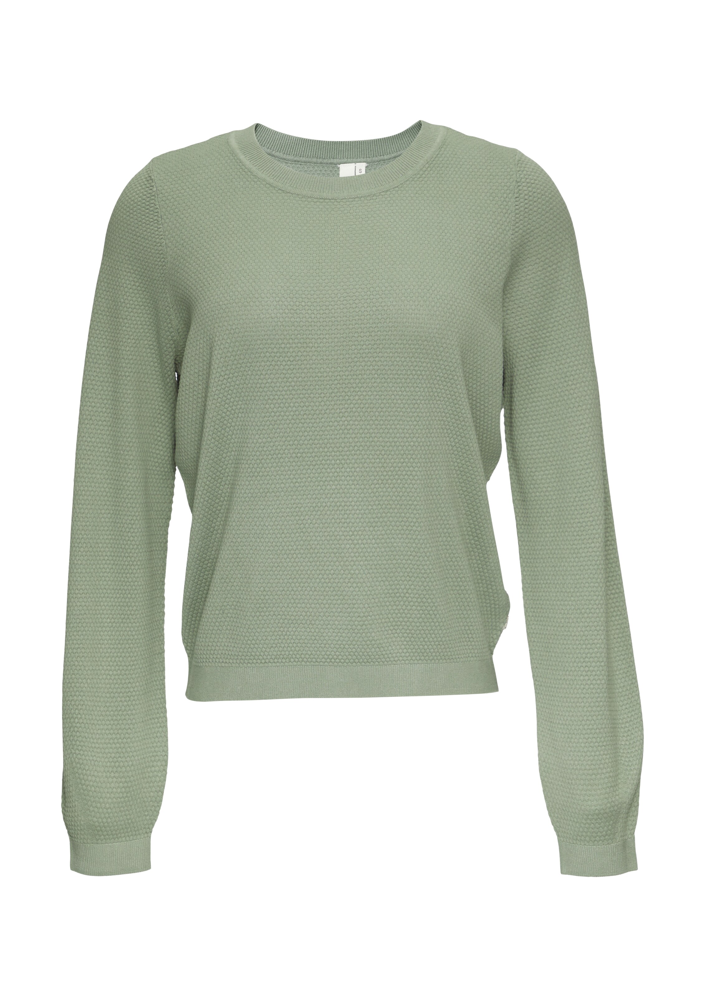 QS Pullover in Grün: Vorderseite