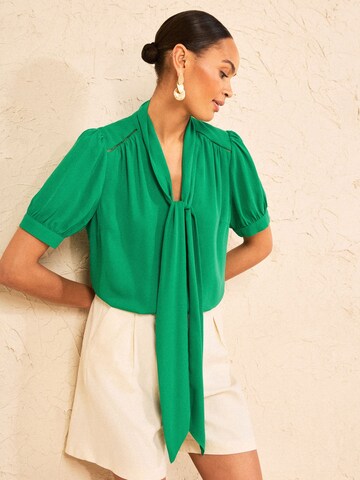 love & roses Bluza | zelena barva