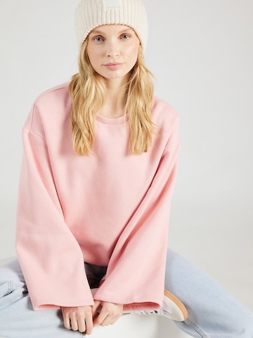 VILA Sweatshirt 'TEKS' in Roze