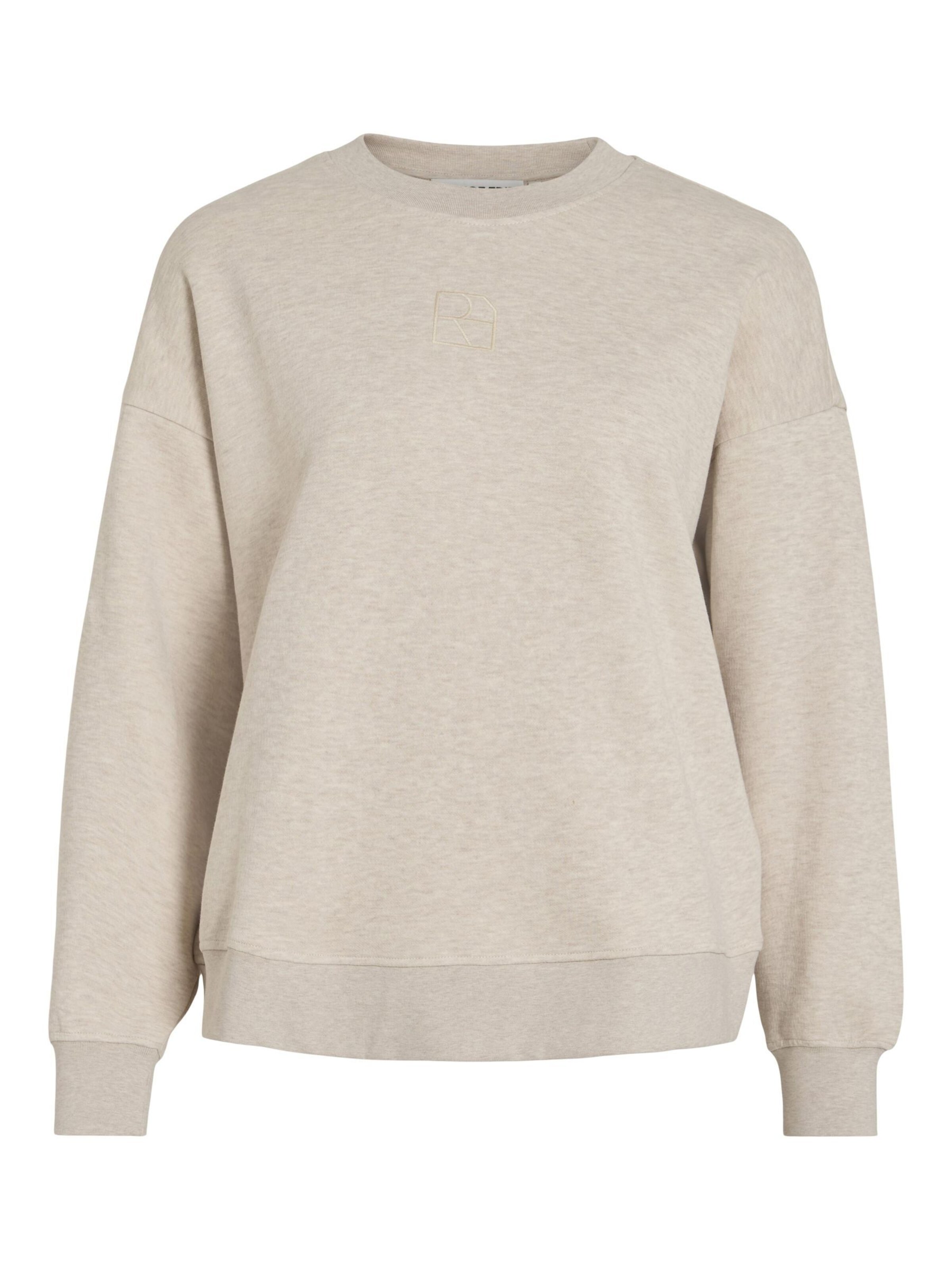 ROUGE EDIT Sweatshirt in Beige: Vorderseite