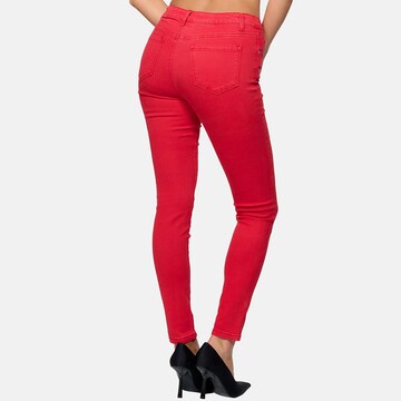 Skinny Jean Elara en rouge