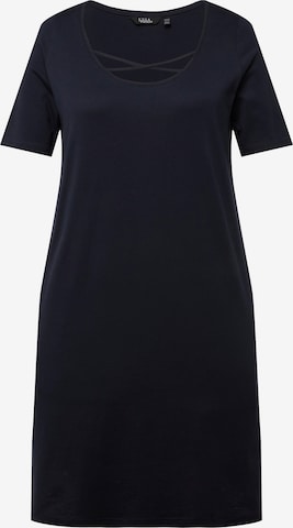 Ulla Popken Kleid in Blau: Vorderseite