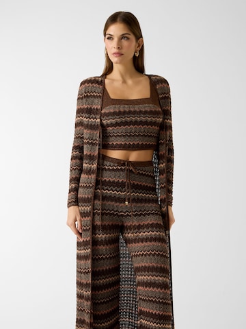 GUESS Strickjacke in Braun: Vorderseite