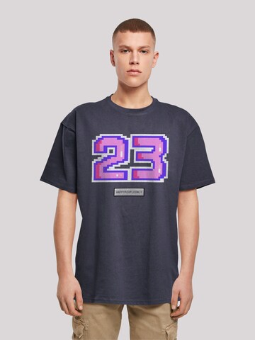 F4NT4STIC Shirt 'Pixel 23' in Blauw: voorkant
