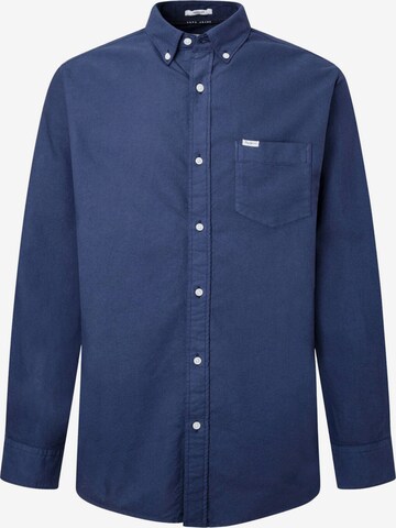 Pepe Jeans Button Up Shirt ' FABIO ' in Blue: front