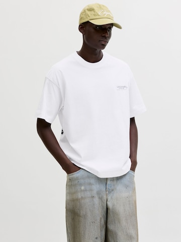 T-Shirt JACK & JONES en blanc : devant