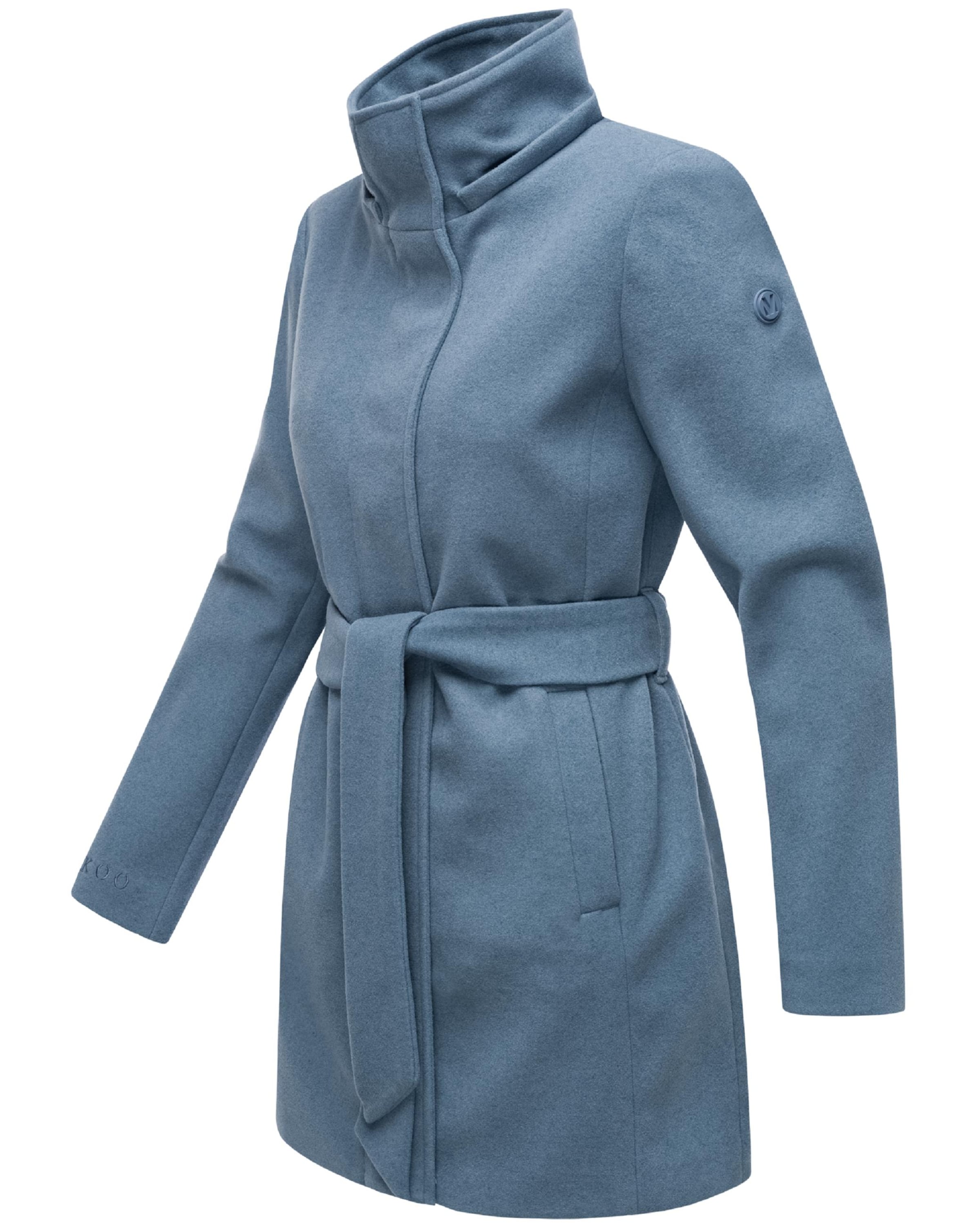 MARIKOO Between-seasons coat 'Katalinaa 16' in Blue