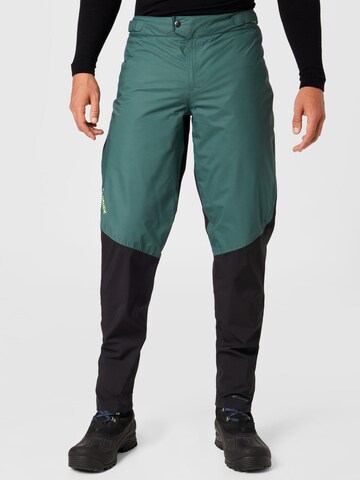 Tapered Pantaloni per outdoor 'All Year Moab' di VAUDE in verde: frontale