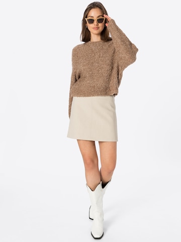 PIECES Sweater 'CATHERINE' in Brown