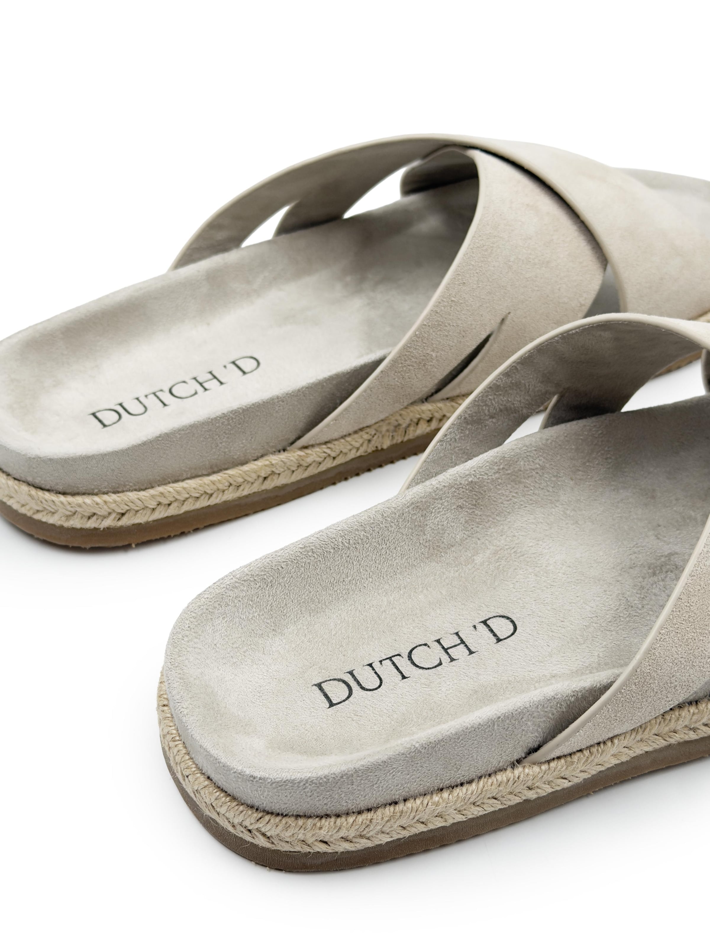 Sandales 'Dune Cross Sandal Sand' Dutch'D en beige