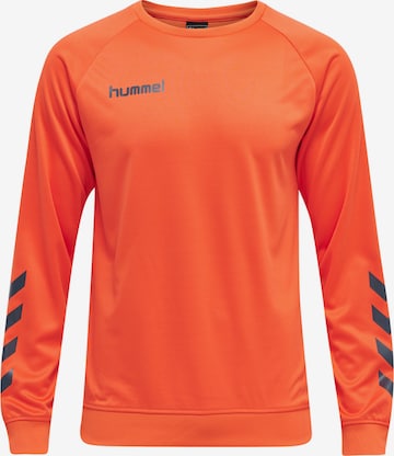 Hummel Sports sweatshirt in Orange: front