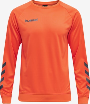 Hummel Sportsweatshirt in Orange: Vorderseite