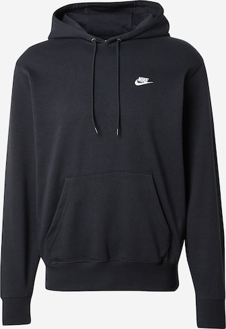 Nike Sportswear Tréning póló 'Club Fleece' - fekete: elől