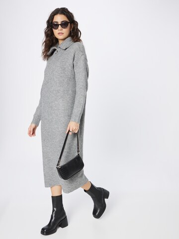 SISTERS POINT Knitted dress 'LUI' in Grey