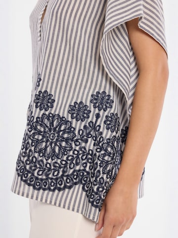 Ana Alcazar Blouse 'Dorivar' in Blauw
